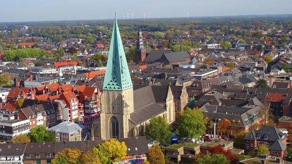 Blick über Bocholt
