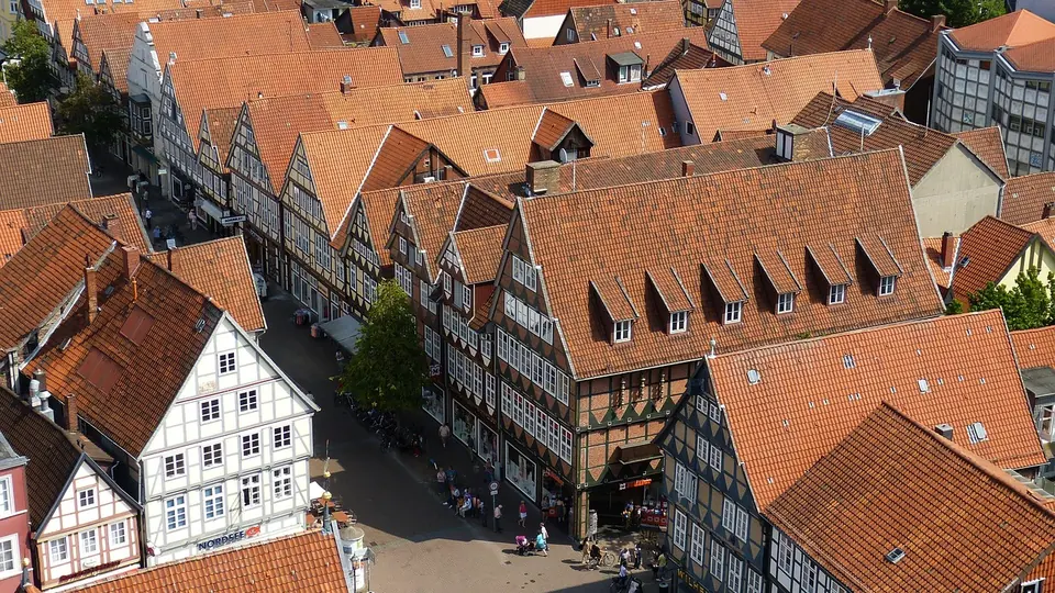 Dächer der Altstadt von Celle
