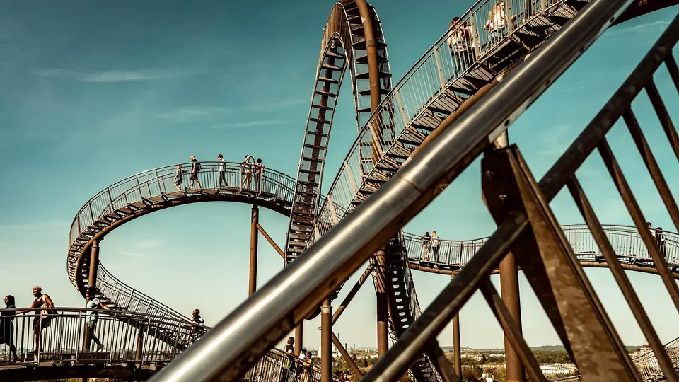 Landmarke „Tiger & Turtle“ in Duisburg